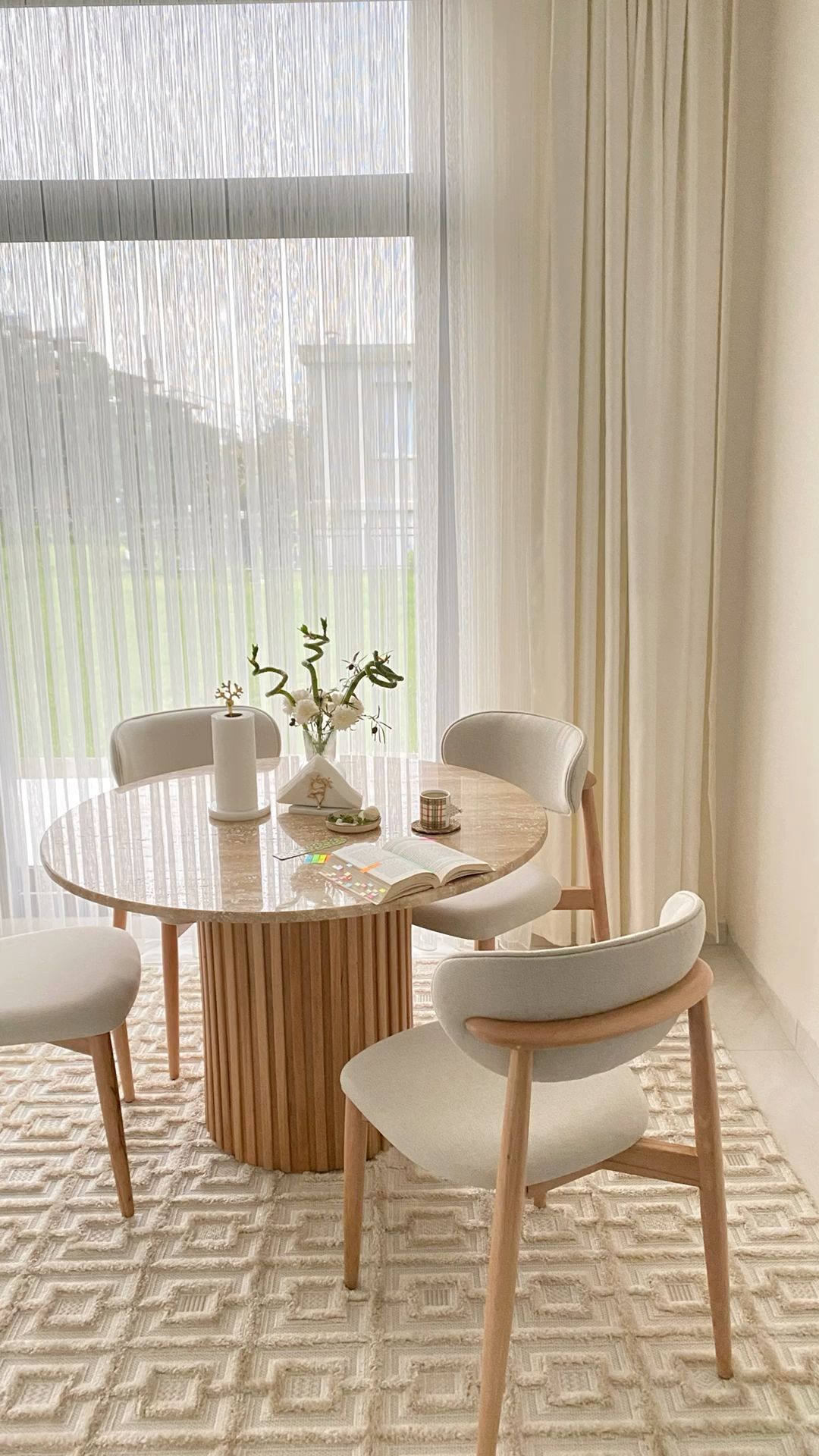 Bohem 100x100 Masa Sandalye Takımı