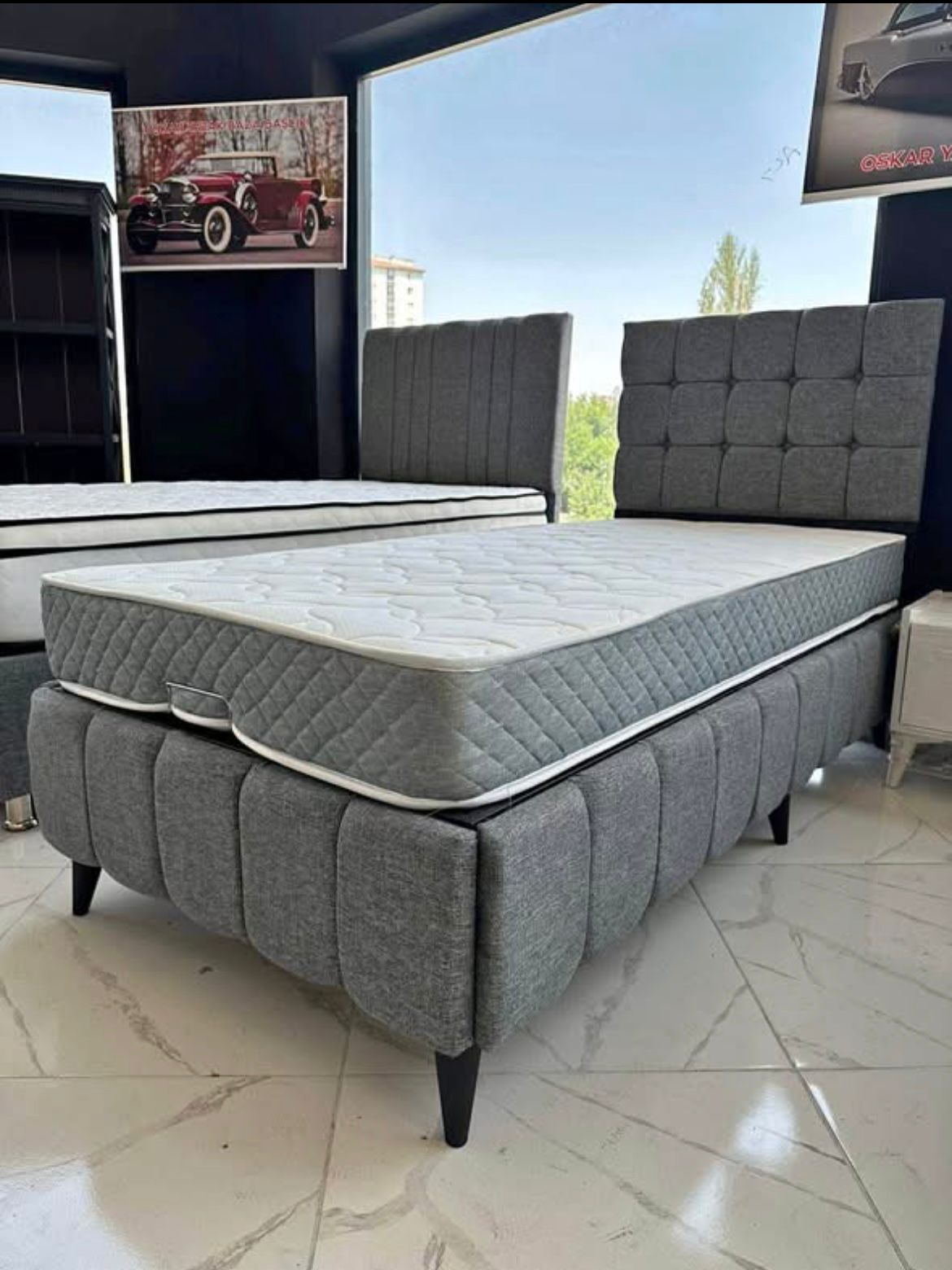 Baza Başlık Yatak Tek Kişilik